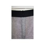 J.Crew  Beige/Black Crinkled‎ Linen Mini Skirt in size 8 Photo 3