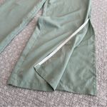 Jason Wu  Green Wide Leg Pull-on Track Pants Side Stripe Split Hem Size S Photo 6