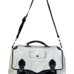 Rebecca Minkoff NWOT  Genuine Leather Snakeskin Top Handle Crossbody Flap Bag Photo 0