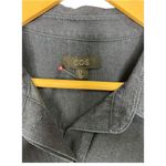 COS  Dress Womens 8 Shirt Dress Henley Button Pockets Dark Wash Denim Blue Photo 2