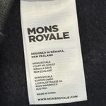 Women’s Mons Royale Nevis Wool Fleece Hood Sweater Black Size M Photo 6