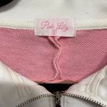Pink Lily  JUMP RIGHT IN PINK COLORBLOCK QUARTER ZIP PULLOVER Size S Photo 5