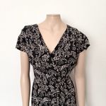 Anthropologie [] Maeve Noronha Elephant Print Flowy Faux Wrap Dress Size Large L Photo 4