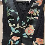 Nanette Lepore  Black Floral Midi Dress Photo 1