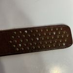 Fossil  studded genuine leather belt size medium Photo 5