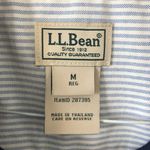 L.L.Bean Navy Old Port Trench Coat. Size Medium Photo 8