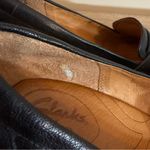 Clarks Indigo Black Leather Loafer Heels Shoes Women’s Size 8.5 Academia Office Photo 10