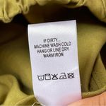 Tradlands Meadow Linen Midi Skirt in Olive XXS Green Photo 7