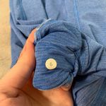 Lululemon Top Women's Size 6 Blue Run Wild Short Sleeve Athletic T-Shirt Workout Photo 4