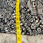 CHAPS  Women's Maxi Skirt Sz M Geometric Print Black & White Photo 13