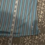 NWT Belyn Key Piped Shade Raglan Golf Top In Moonstruck Stripe‎ White/Blue Small Blue Photo 5
