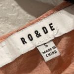 Anthropologie RO & DE Coral Crochet Tie Back Short Sleeve Photo 2