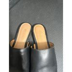 Madewell  The Cory Mule Slip-On Shoes in Black Leather AK329 Size 6 Photo 2