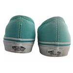 Vans  Authentic Canvas Sneakers Aqua Blue Low‎ Top Skate Shoes Size 7 Photo 2
