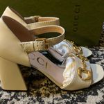 Gucci  Horsebit Block Heel Sandals size 41  Photo 5