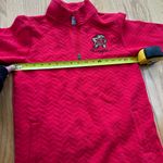 Champion Maryland Terrapins Women's Pullover 1/4 Zip Small Terps Red Sweatshirt Photo 5