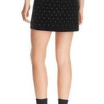 Rebecca Minkoff Black Betsy Rhinestone Velvet Mini Skirt Sz 0 NWT Photo 10