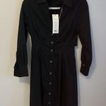 Veronica Beard  Polina Black Shirt Dress Photo 0
