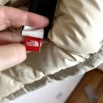 The North Face 600 Fill Vintage Puffer Parka Womens Size Large Cream Silver 2008 Photo 6