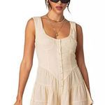Edikted Veronica Textured Romper M Photo 0