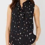 Ann Taylor Floral Sleeveless Blouse NWT Photo 1