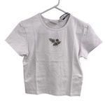 Daisy Street  White Tee Floral Patch Size Large New Photo 1