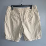 Ann Taylor  Loft Tan Khaki Bermuda Shorts Lightweight Cotton Shorts Pockets 10 Photo 5