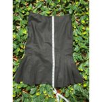 Bebe Vintage  Black Pleated Pencil Skirt Size 0 Photo 4