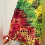 Lane Bryant  Strapless Stretchy Tie Dye Crochet Tube Top Plus Size 18/20 Photo 5