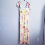 Baltic Born Yellow Floral Allegra Off Shoulder Maxi Dress Photo 4