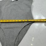 Forever 21 NWT  Bodysuit L Womens Grey Knit Sleeveless Contour Sculpt Photo 3