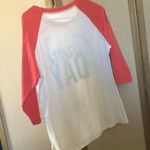 Red and White Game Day Raglan Shirt medium Photo 2