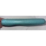 Kate Spade Teal Leather Minimalist Old Money Classic Folding Wallet Clutch Purse Blue Photo 7