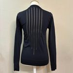Marika Sport Marika Women’s Black Laser Cut Full Zip Jacket Small Lightweight Activewear Top Photo 8