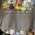 Disney Vintage Mickey Mouse & Friends‎ Florida Hoodie Sweater Size S/M Gray Photo 6