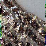 Badgley Mischka Belle by  Sequined One Shoulder Dress Photo 6