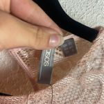 ASOS  Size 8 Long Lace Sleeve Mini Dress Pink Open Back Ballet Dantiy Feminine Photo 5