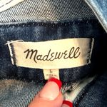 Madewell Women’s Wide Leg Crop Denim Jumpsuit Medium Wash Size Large Photo 6