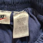 Nike Vtg 90s ladies navy blue cotton athletic lounge pants size 24”medium Photo 10