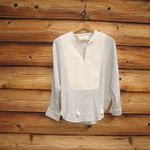 Nanushka Linen Cotton Top Blue Size XS Photo 2