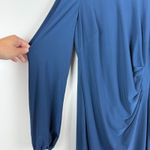 Ralph Lauren LRL Midi Dress Womens 8 Navy Blue Long Sleeve Stretch Classic NWT Photo 3