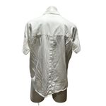 Madewell  Women's Short Sleeve Button-Up Top White XXS Photo 7