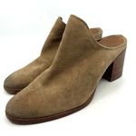 Frye Naomi Suede Heeled Mules Women's 9.5 US Photo 0