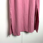 Halara  Sleeveless MIDI Cool Touch Dress in Pink Rose with Slits NWT Photo 3