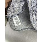 Ann Taylor LOFT Women's Sweater Tweed Marled blue Size Small High Neck Metallic Photo 6