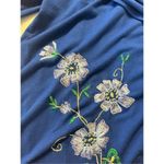 April Cornell knit top open wrap style XS Blue Photo 4