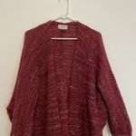 Universal Threads UNIVERSAL THREAD Cocoon Cardigan Berry Raspberry Red / Pink 3/4 Sleeve Sweater M Photo 2