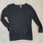 H&M  gray lightweight cable knit sweater size large Photo 0