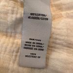 One 5 One  high-rise wide-leg cotton pants off-white size small NWT Photo 8