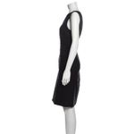 Piazza Sempione Bateau Neckline Mini Shift Dress in Black Size 12 Photo 1